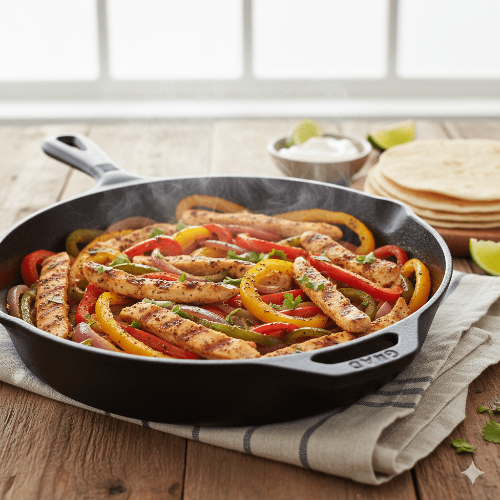 One-Pan Chicken Fajitas