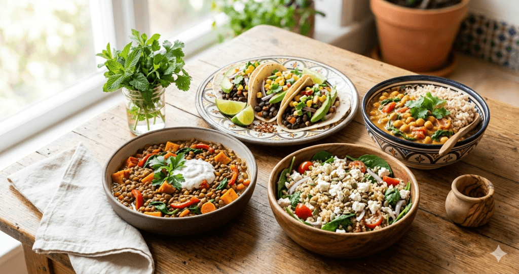 High Protein Vegetarian Meals