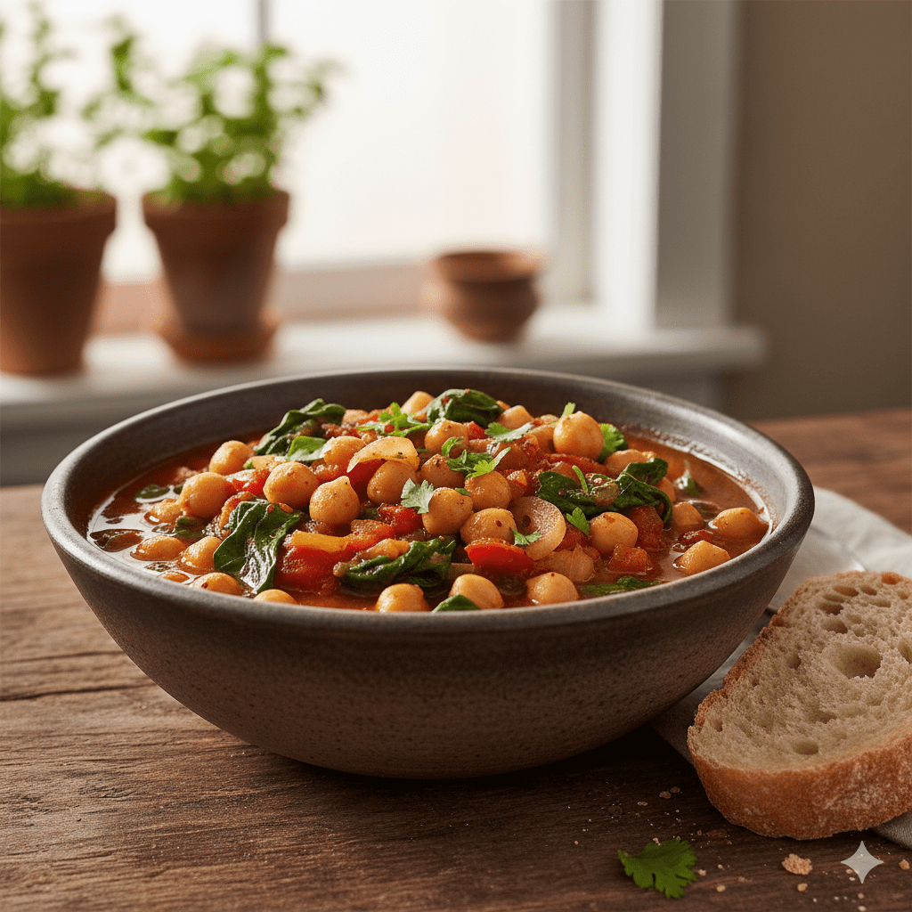 Chickpea & Spinach Stew