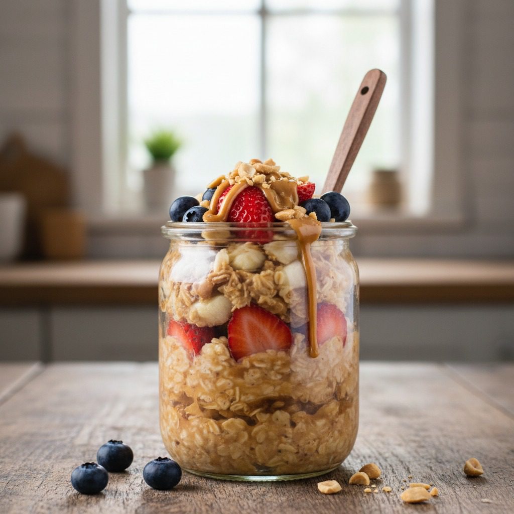 Peanut Butter Overnight Oats