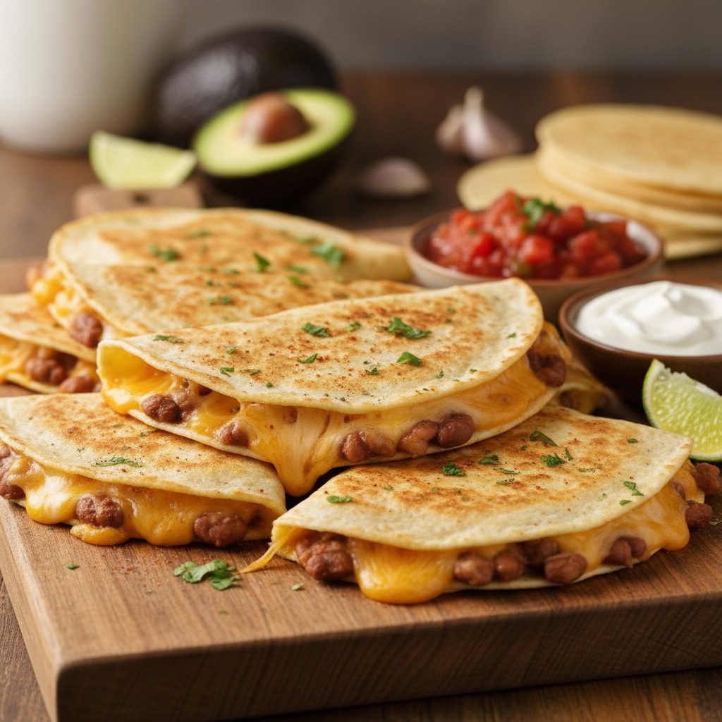 Bean & Cheese Quesadillas