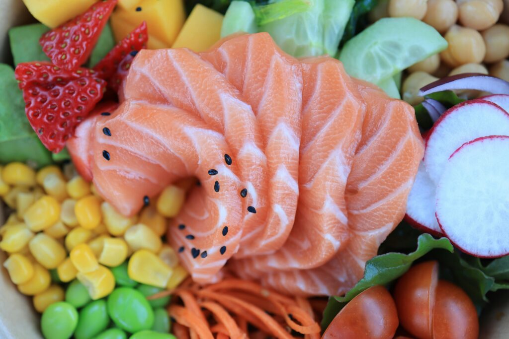 Salmon Chickpea Salad Boxes