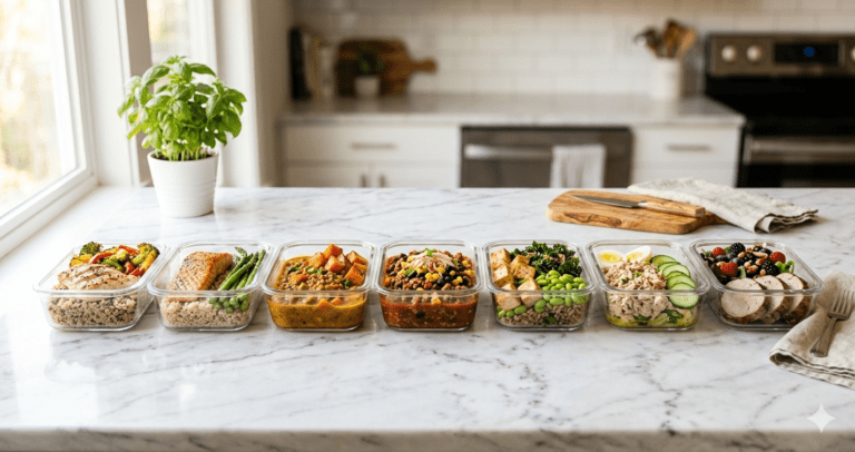 7 Day High Protein Meal Plan (Free Printable + Grocery List)