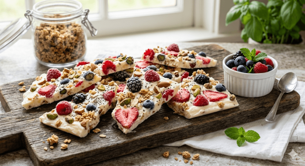 Frozen Yogurt Bark